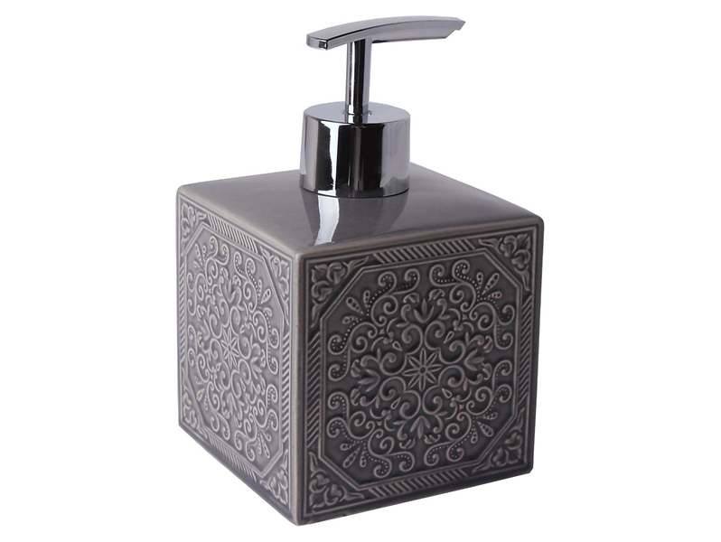 Dozownik do mydła ceramiczny Maur 465 ml szary