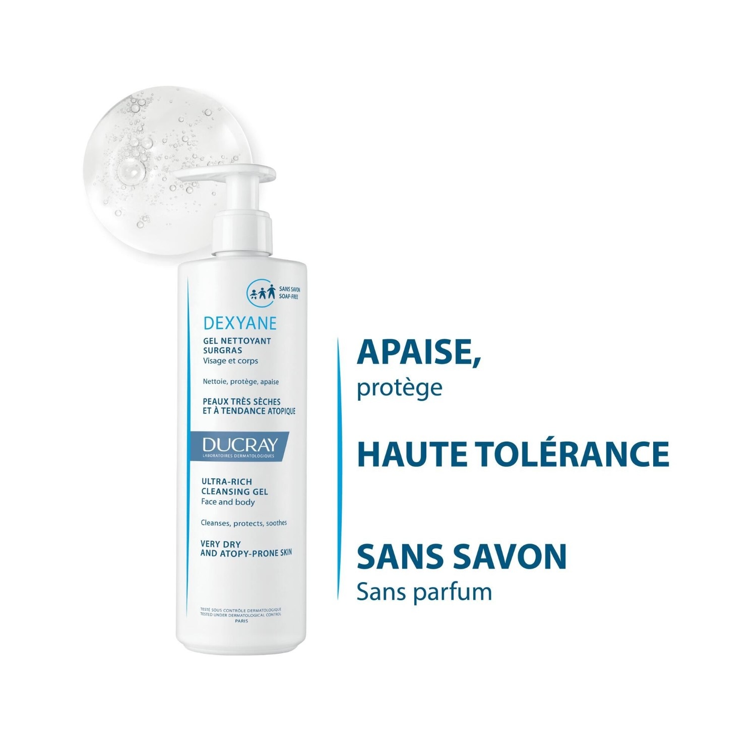 Ducray Gel nettoyant surgras