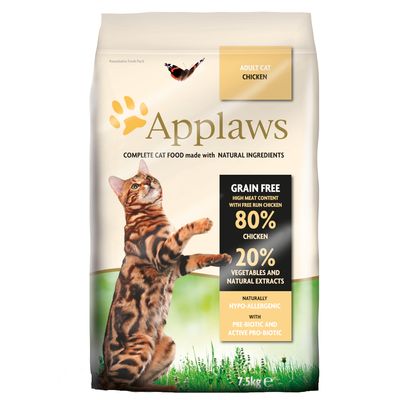 Croquettes Applaws pour chat, 6 kg/7,5 kg - 25 % de réduction !*