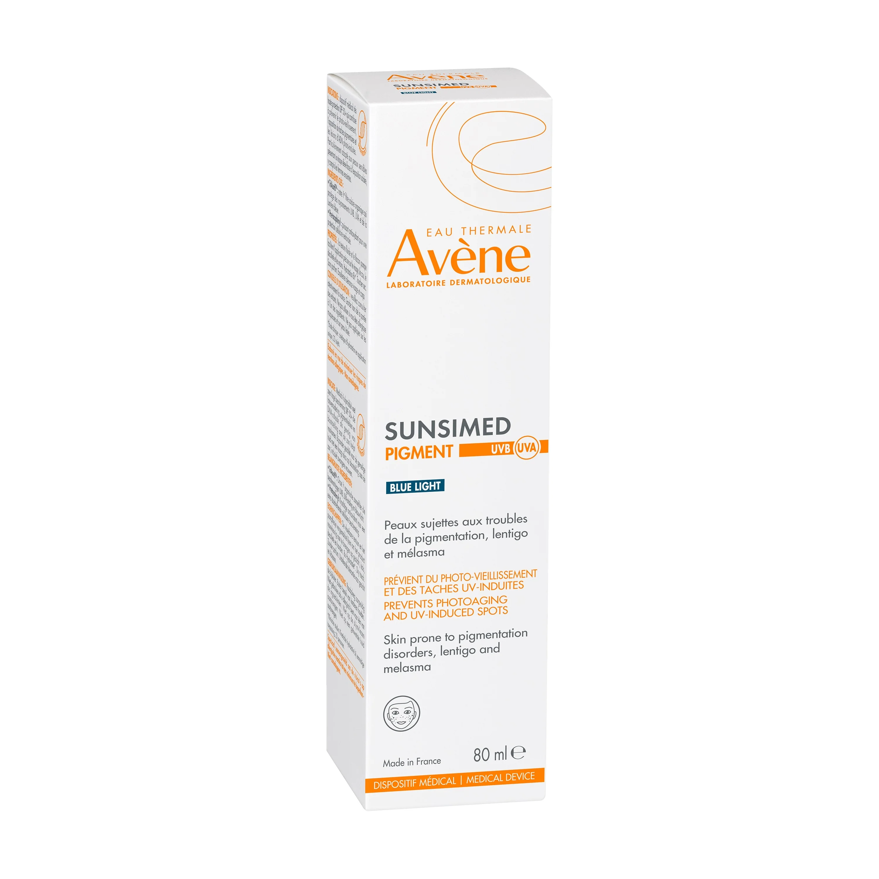 Suncare SunsiMed Pigment - Solare viso alta prot.