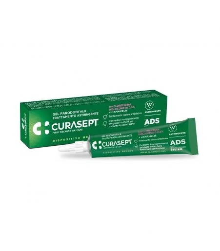 CURASEPT Curasept Περιοδοντικό τζελ Ads DNA Στυπτική Θεραπεία 30 ml Δρα κατά της αιμορραγίας των ούλων