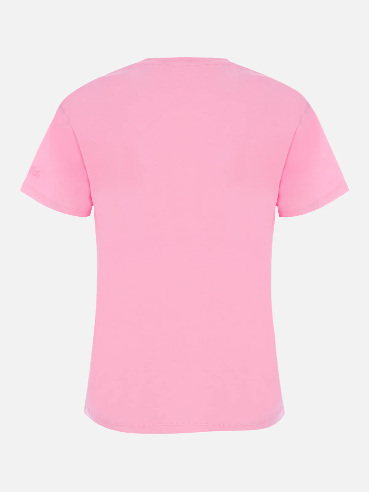 Emilie dames T-shirt met ronde hals van katoenen jersey en Barbie-print.