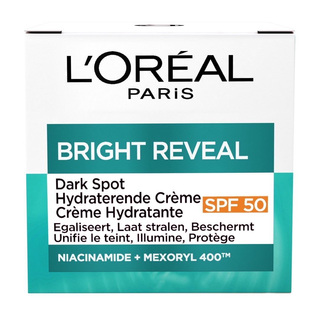 L'Oréal Paris Bright Reveal дневна крема, хидратантна крема за пигментне мрље SPF 50 - 50 мл