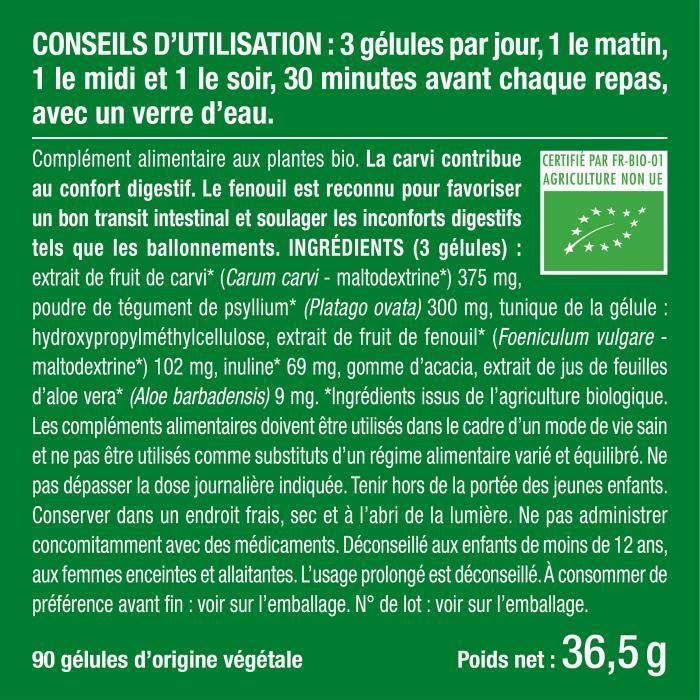 Herbacol Biologico - Integratore Alimentare Detergente e Purificante per il Colon - Detox Delicato - Comfort Digestivo • 90 Capsule - Nutrimea