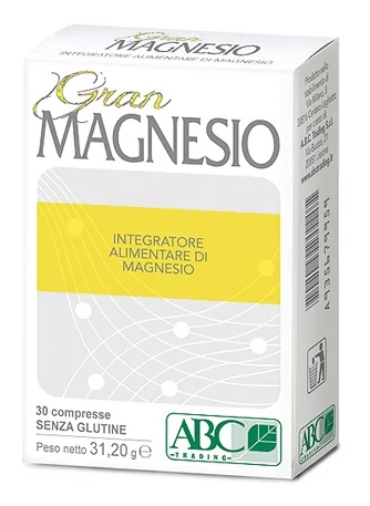 ABC TRADING Gran Magnesio Complément alimentaire de magnésium ABC 30 comprimés
