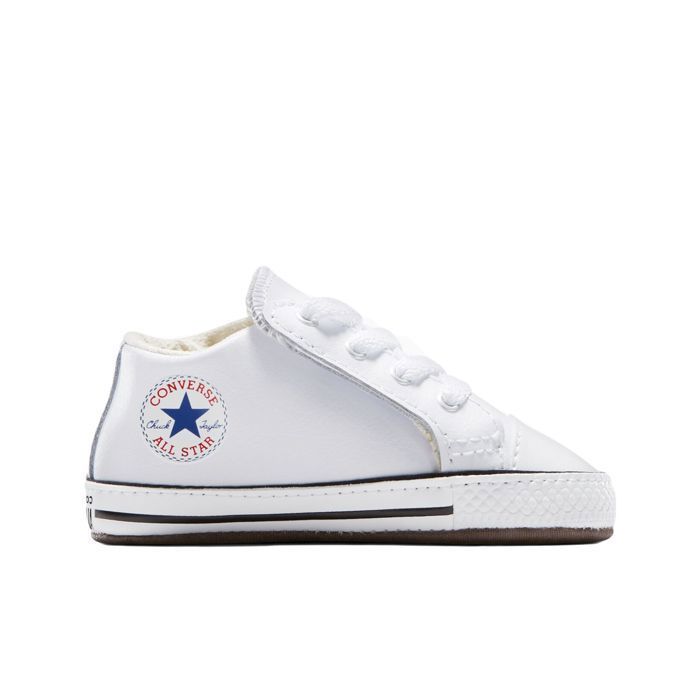 CONVERSE Chuck Taylor All Star Cribster - Scarpe bianche per neonati/bambini piccoli, lacci, tessuto