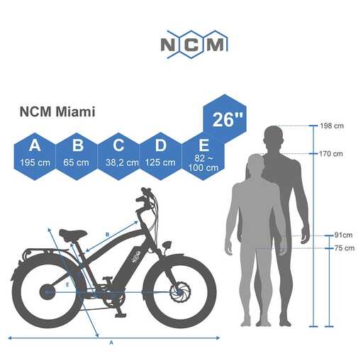 Ncm Miami Cruiser Retro Elektrofahrrad