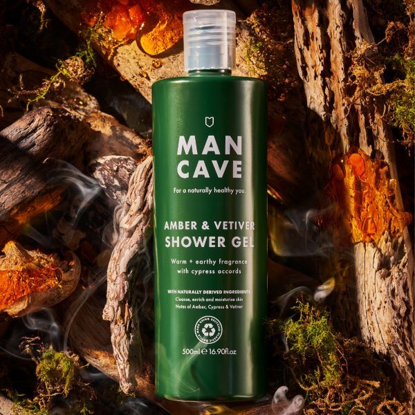 Sprchový gel ManCave Amber a Vetiver 500ml | Pánský | Superdrug