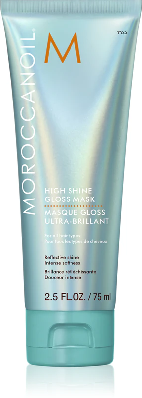 Moroccanoil High Shine Gloss Mask: een voedend masker met arganolie voor glad en glanzend haar.