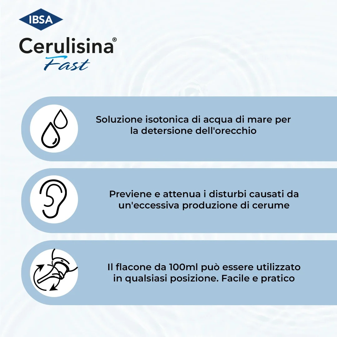 IBSA Cerulisina Fast Ohrenspray für Erwachsene und Kinder 100 ml