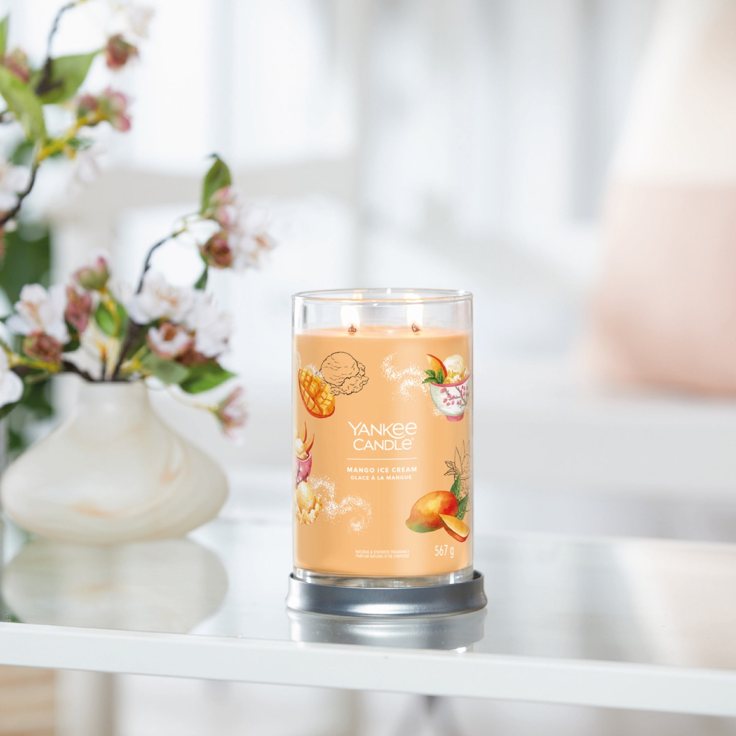YANKEE CANDLE Grand Gobelet Glace à la Mangue