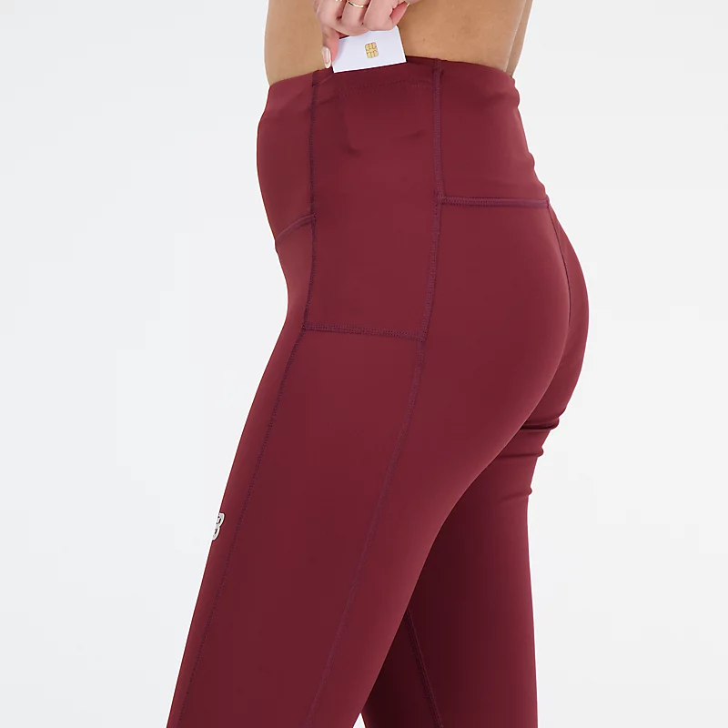 Damskie legginsy Accelerate Pacer - NB BURGUNDY