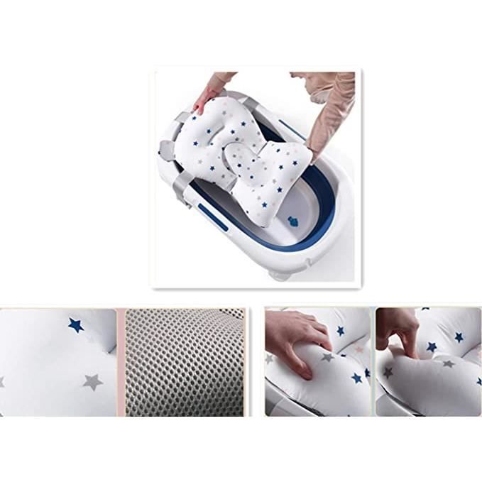 XJYDNCG Baby Bath Cushion, Newborn Bath Seat, Non-Slip Bath Mat
