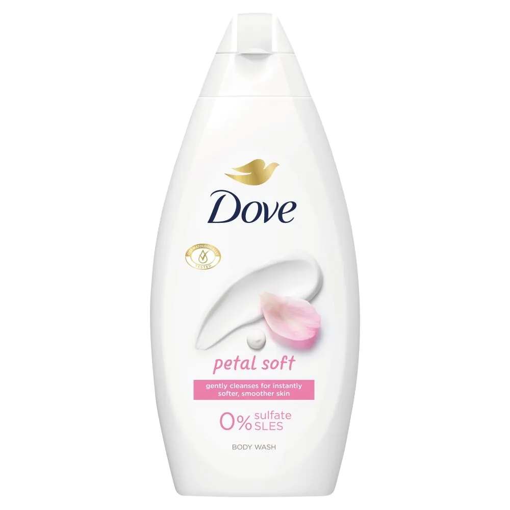 Dove Essential Care Petal Soft - Żel pod prysznic 450 ml
