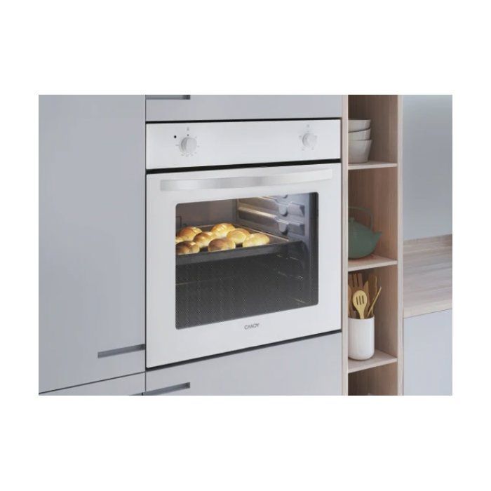 Horno empotrable CANDY FIDC B100 - Limpieza manual - Convección natural - 70 L - Blanco - Clase energética A