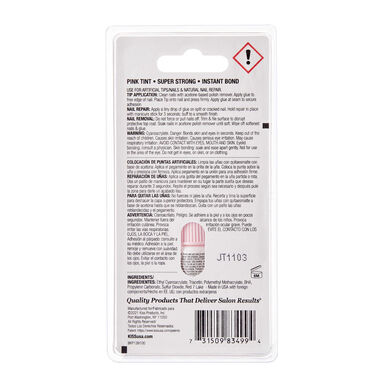Pegamento para uñas Kiss Powerflex rosa 3 g