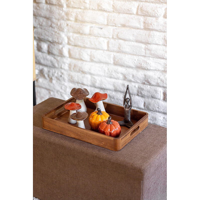 Hem Dekorativ pumpa 10x8,5 cm keramik