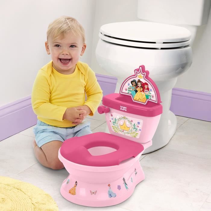 DISNEY BABY - PRINCIPESSE - Mini WC con riduttore per sedile incluso, 2 in 1, MySize, vasino rimovibile per una facile pulizia