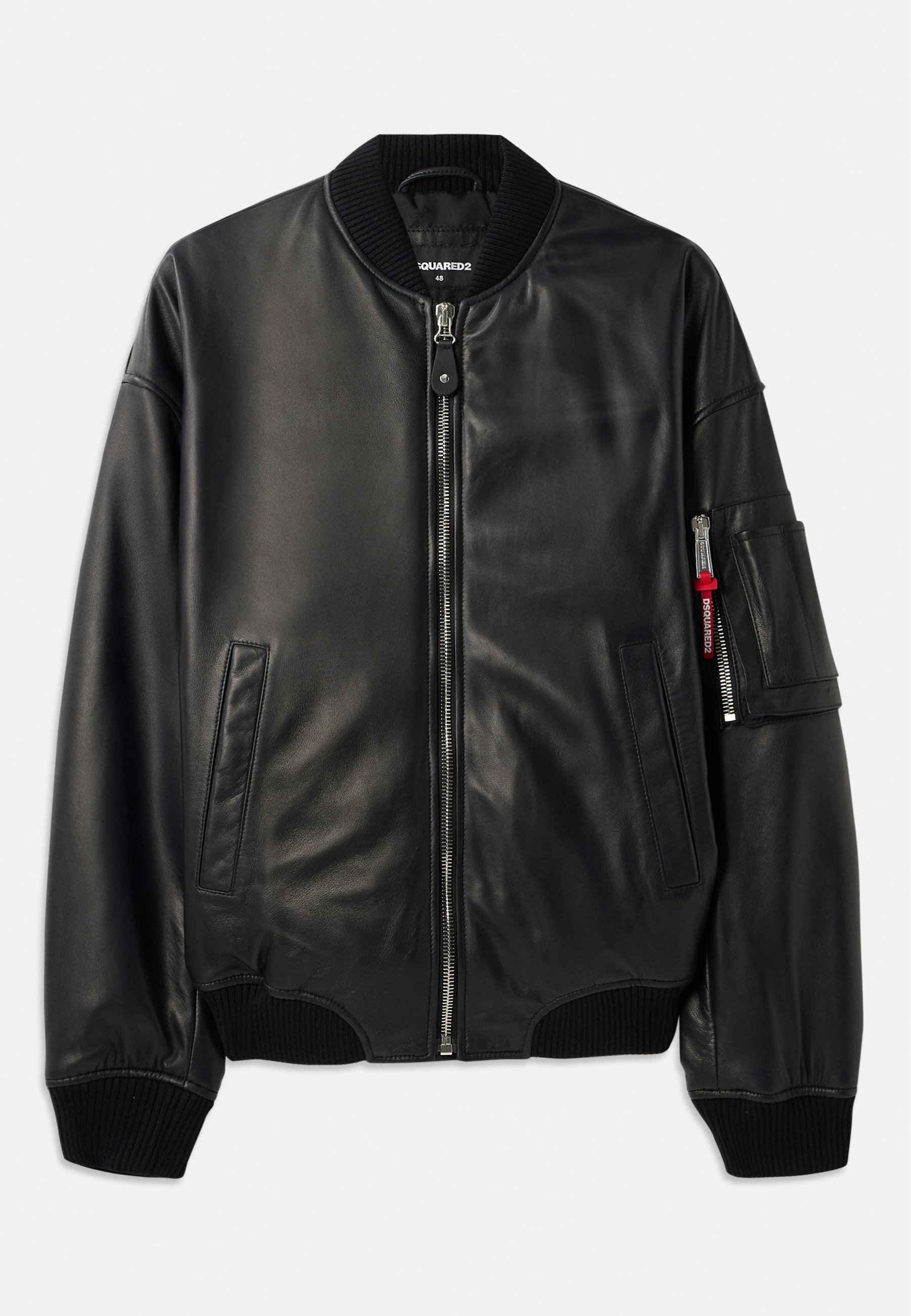Giacca in pelle Dsquared2 - nera