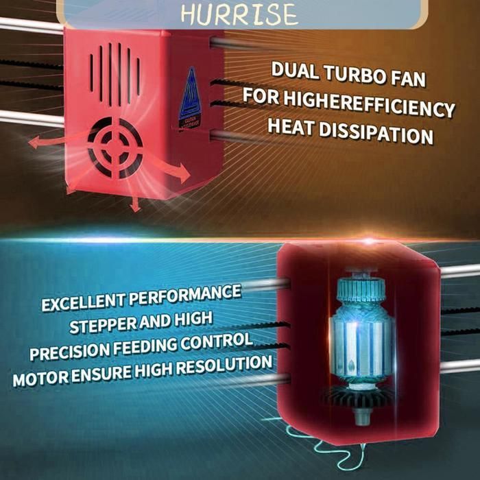 Tbest EasyThreed K6 Plus 3D Printer FDM 3D Printer Desktop Printing Machine 100 x 100 x Computer Printer C-UE