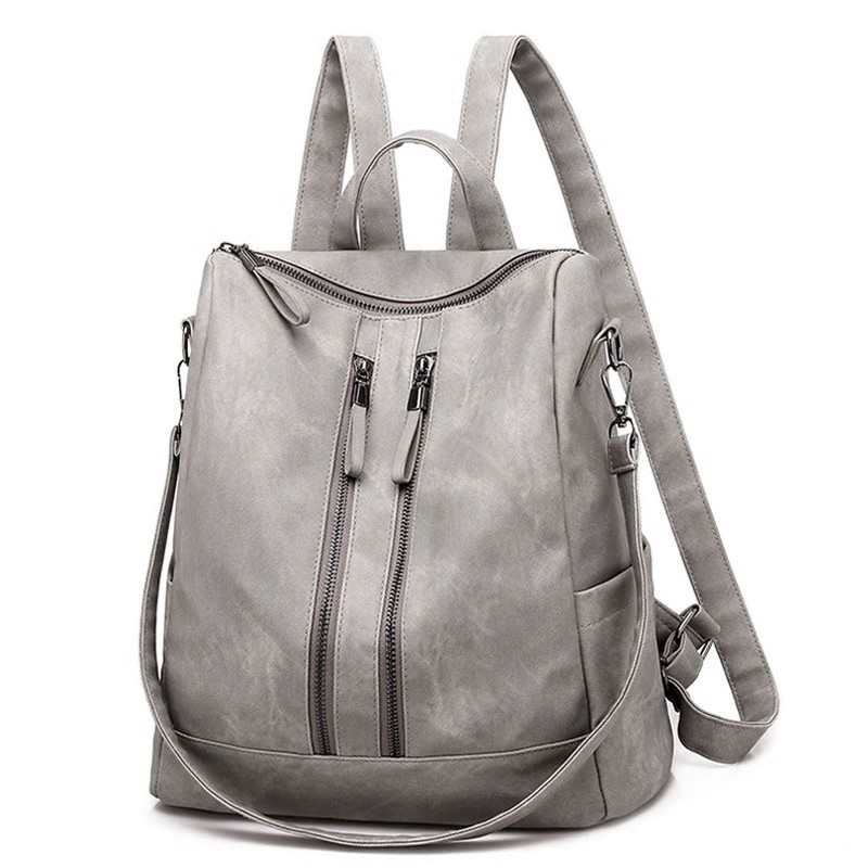 Sac à dos en cuir pour femme, de haute qualité, idéal pour les voyages et les jeunes filles. Sac bandoulière pour femme, modèle XA489H.