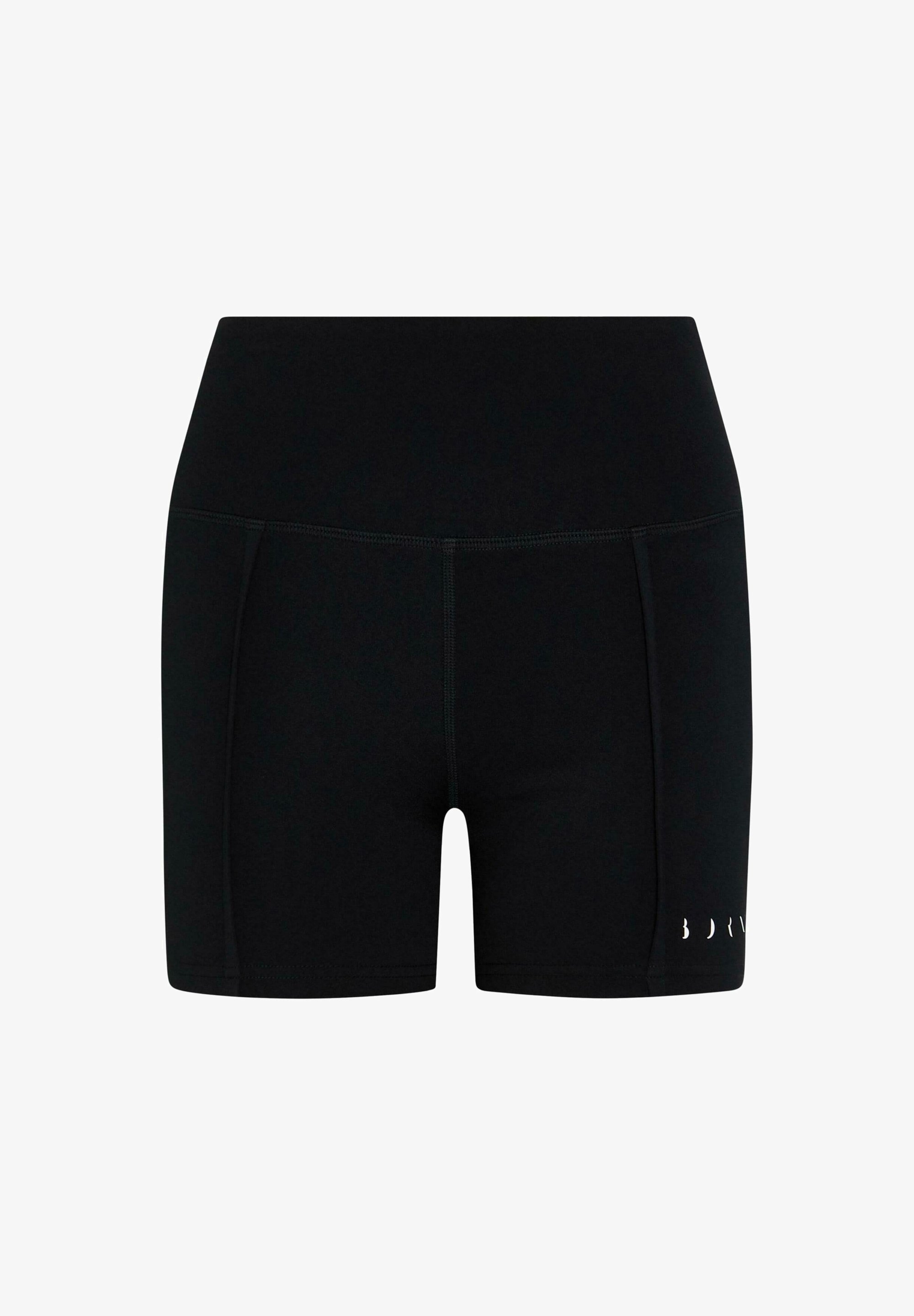LEATHER SUIT SHORT - Kalhoty - black
