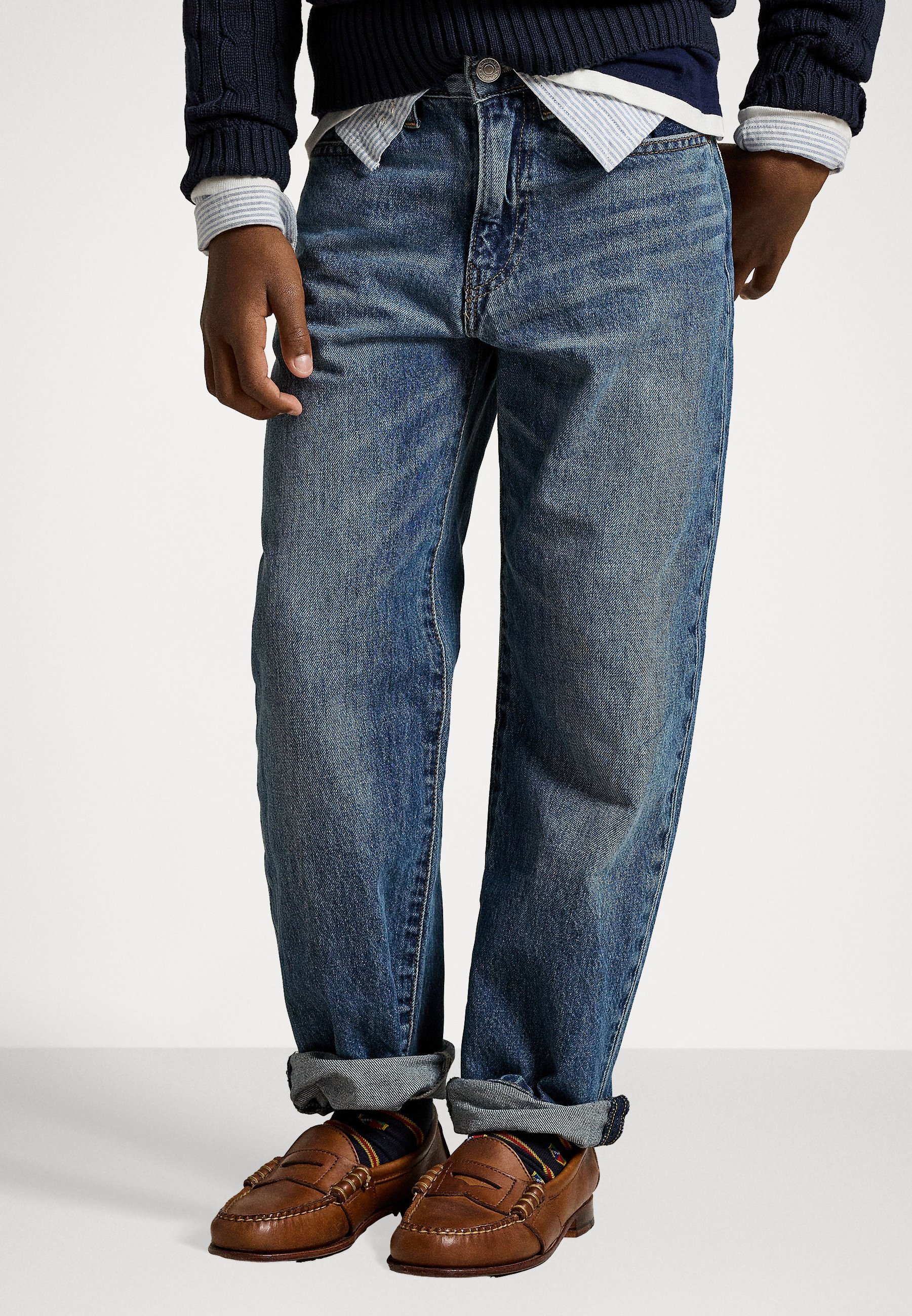 Polo Ralph Lauren LYNWOOD RELAXED COTTON JEAN - Jeansy o luźnym kroju - pierson indigo