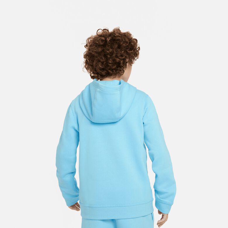 Sportswear Fleecehuvtröja med grafik för stora barn (pojkar)