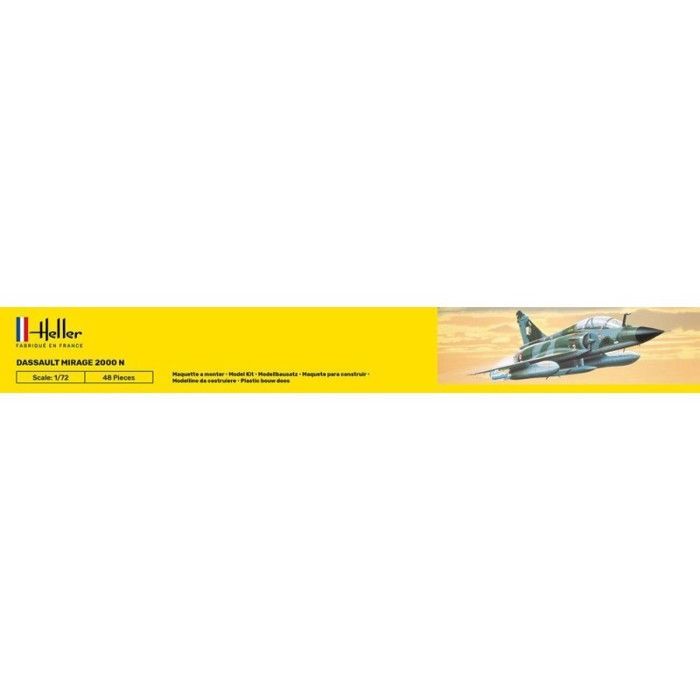 Maquette avion - HELLER - Mirage 2000 N - Starter kit - Coloris Unique