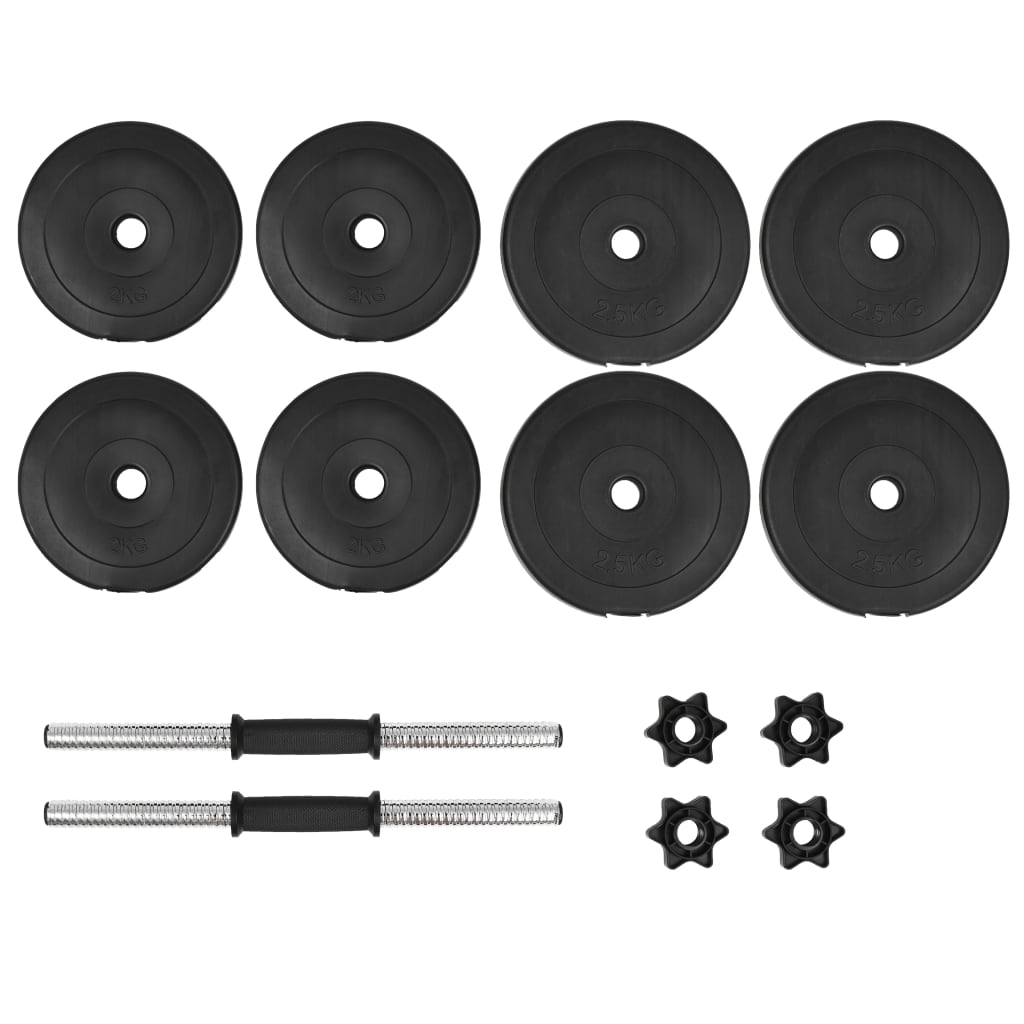  Vidaxl 14-teiliges Hantelset 20 kg