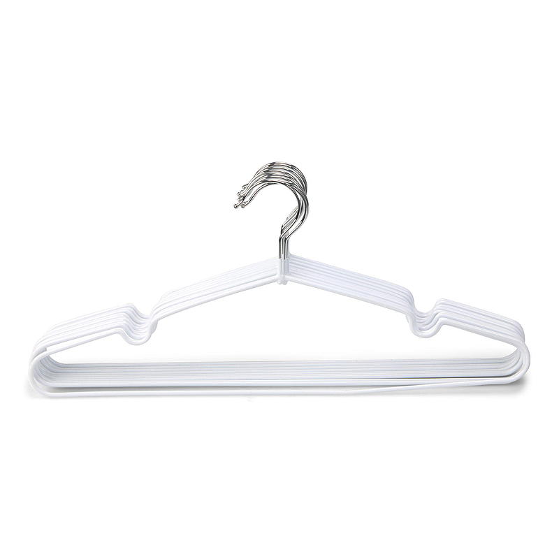 Hem Klädhängare 10-pack PVC-belagd metall vit