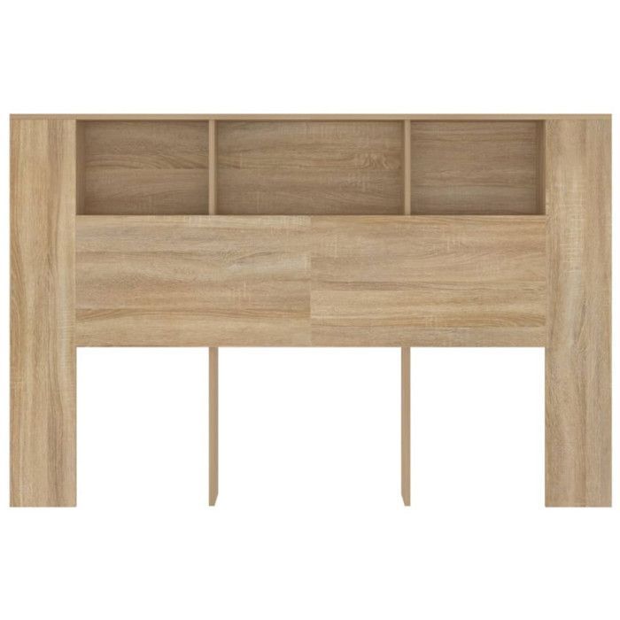 cabecero de armario vidaXL Sonoma Oak 160x18,5x104,5 cm 811937
