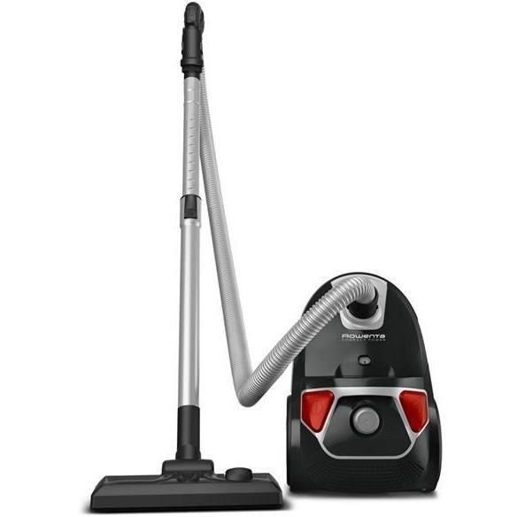 Aspirapolvere a traino - ROWENTA - Compact Power parquet - 750W - Nero - Filtrazione a 3 livelli