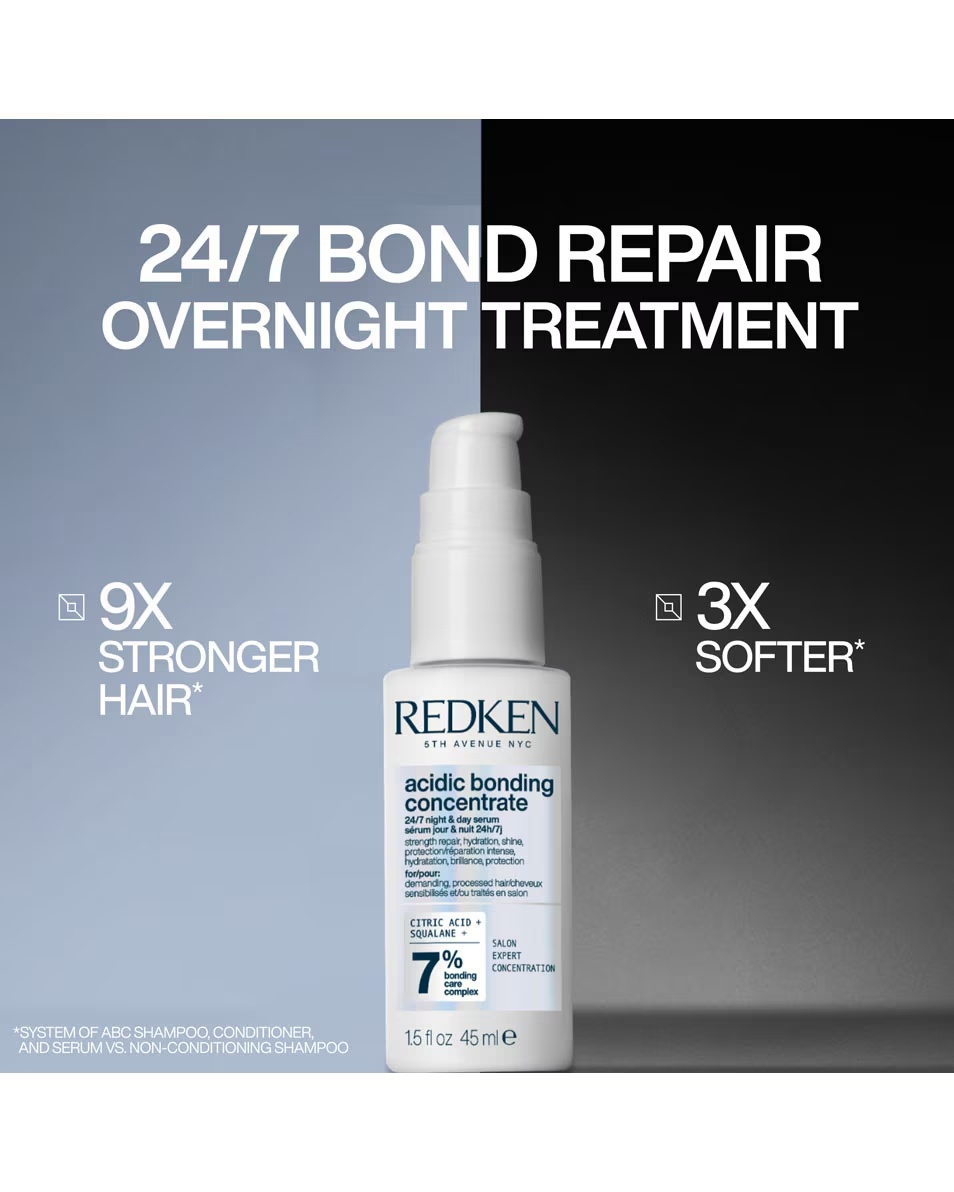Ser REDKEN Acidic Bonding Concentrate 24/7 zi și noapte - pentru păr deteriorat