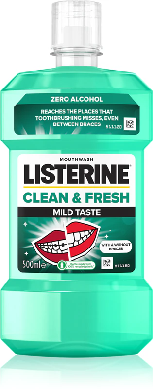 Listerine Clean & Fresh - Enxaguante Bucal Anticáries