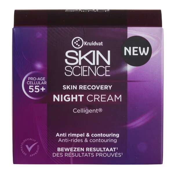 Kruidvat Skin Science Skin Recovery 55+ noćna krema<br>50ml - Zrela koža
