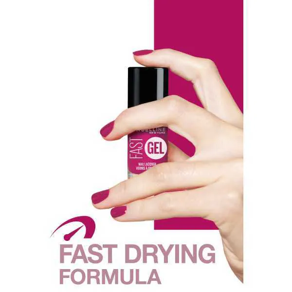 Maybelline Fast Gel Neglelakk Fuschia Ecstacy 10