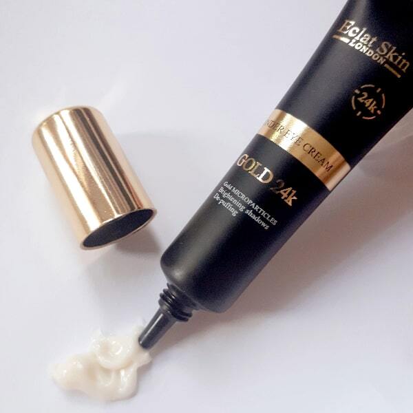 Cremă pentru zona ochilor Eclat Skin London, aur 24k, 15 ml