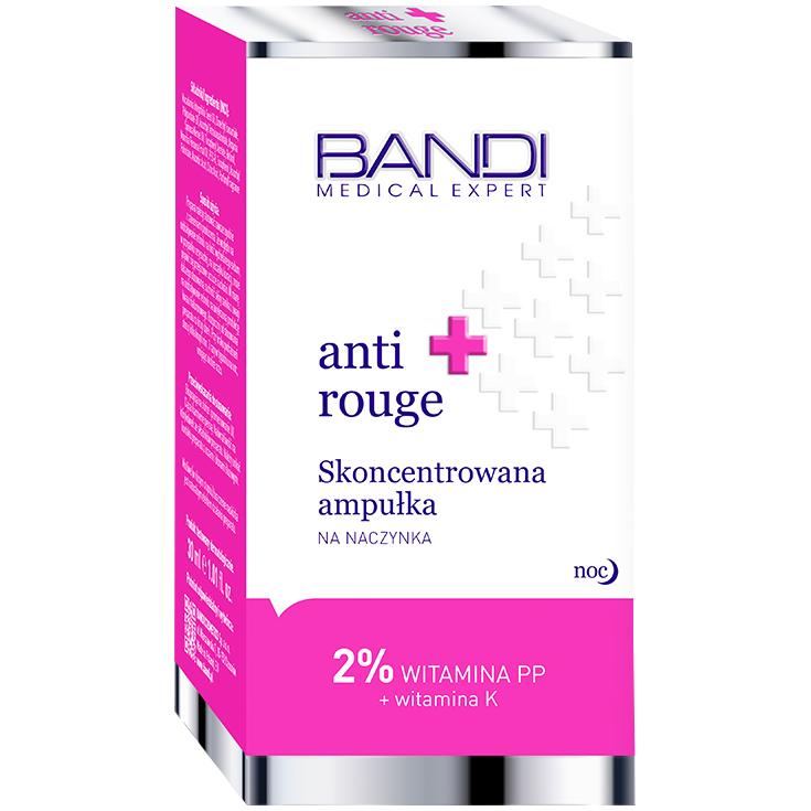 Bandi geconcentreerde ampul voor haarvaten 30 ml Anti-rouge