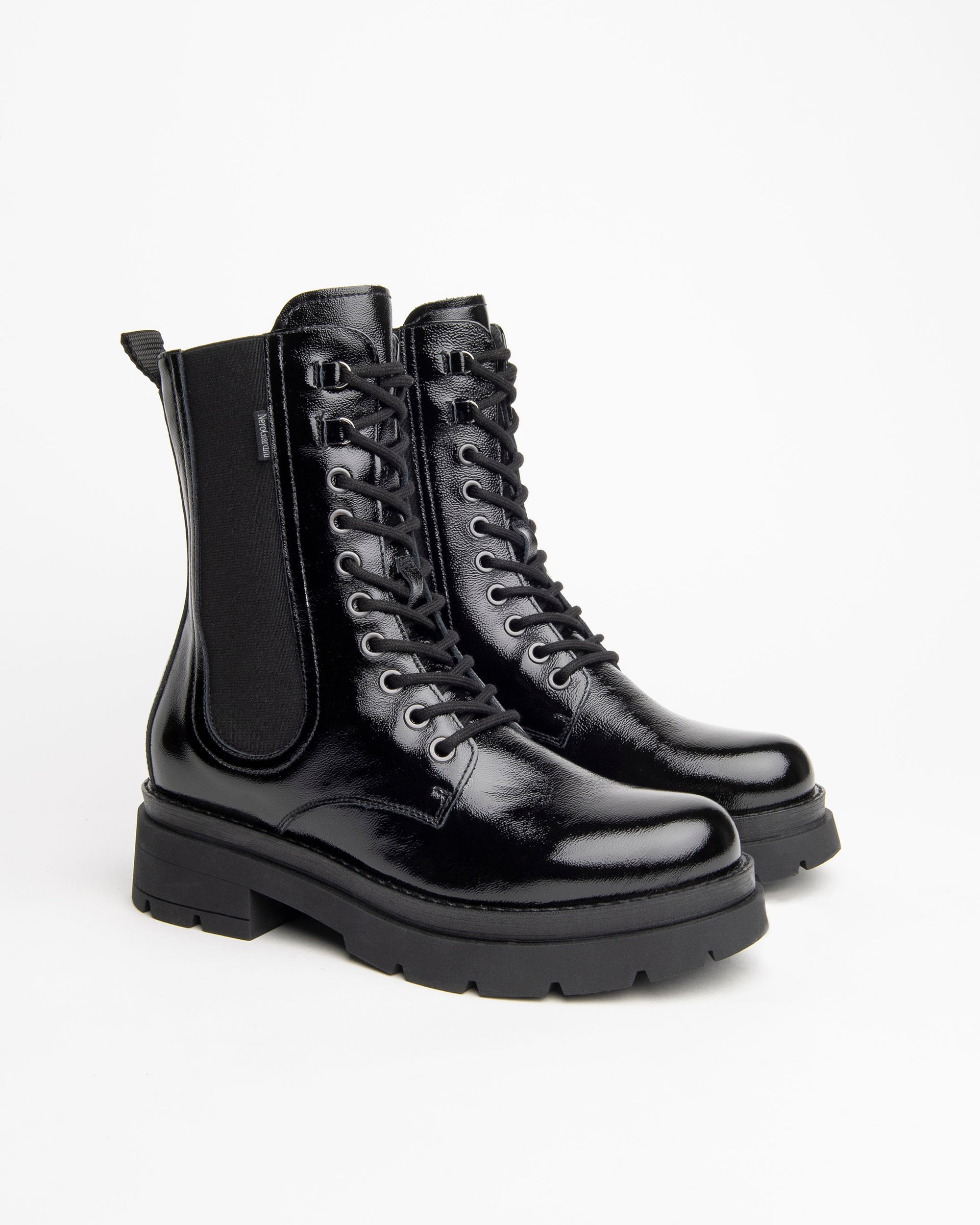  Amphibiens en cuir verni pour femmes