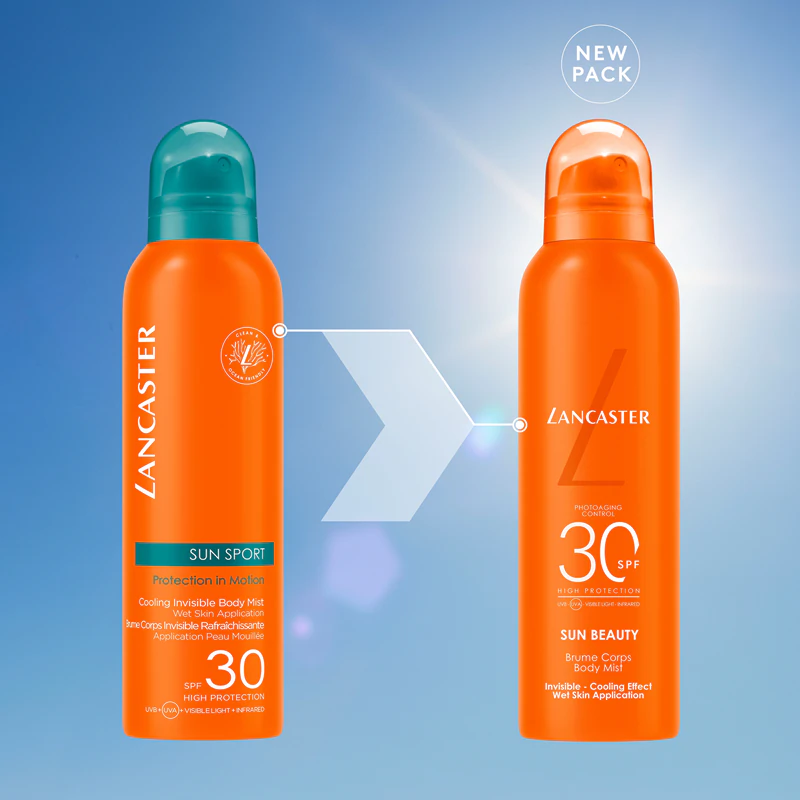 Lancaster Sun Beauty telový sprej chladivý opaľovací krém SPF 30