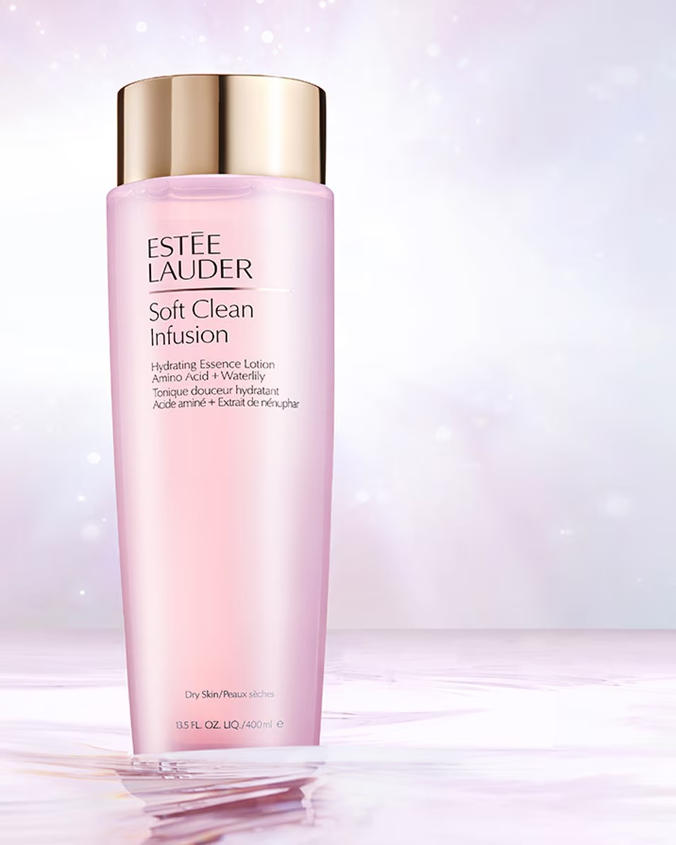 ESTÉE LAUDER SOFT CLEAN INFUSION HYDRATING ESSENCE LOTION ΜΕ ΑΜΙΝΟΞΥ 15 WATERLILY ΕΝΥΔΑΤΙΚΗ ΤΟΝΩΤΙΚΗ - ΓΙΑ ΞΗΡΟ ΔΕΡΜΑ