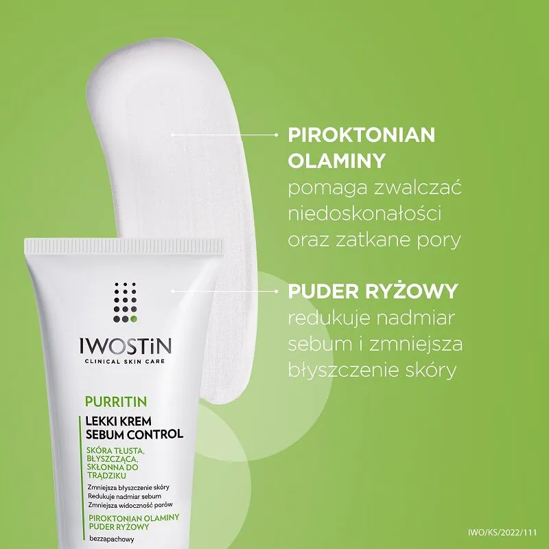 Iwostin Purritin Lekki Krem Sebum Control