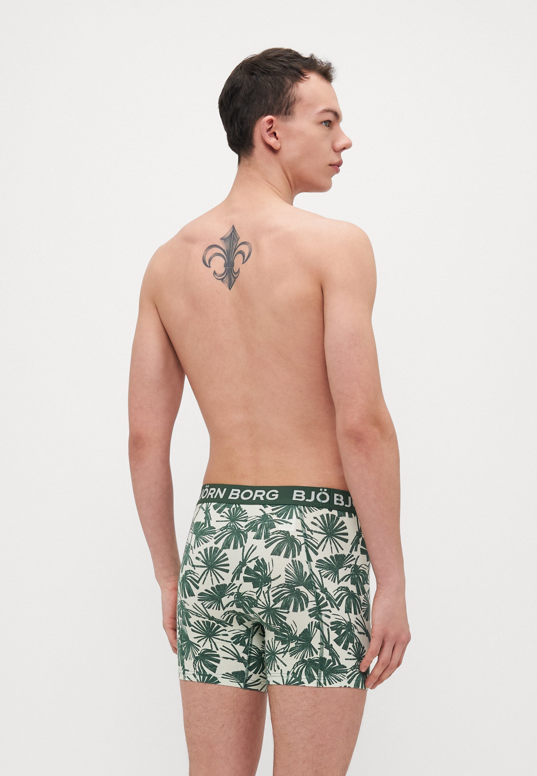 Björn Borg 3-pack - Boxershorts - donkergroen/zwart