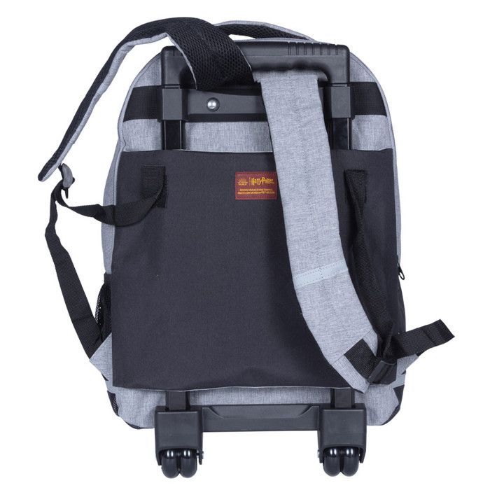 Sac à dos à roulettes - Harry Potter University - Quidditch - Gris - 2 compartiments - Mixte