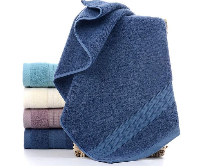 Bath towels - Set of 4 - 100% Cotton - Absorbent - Quick-drying