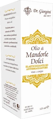 Óleo de Amêndoas Doces DR. GIORGINI 125 ml Produtos à base de ervas