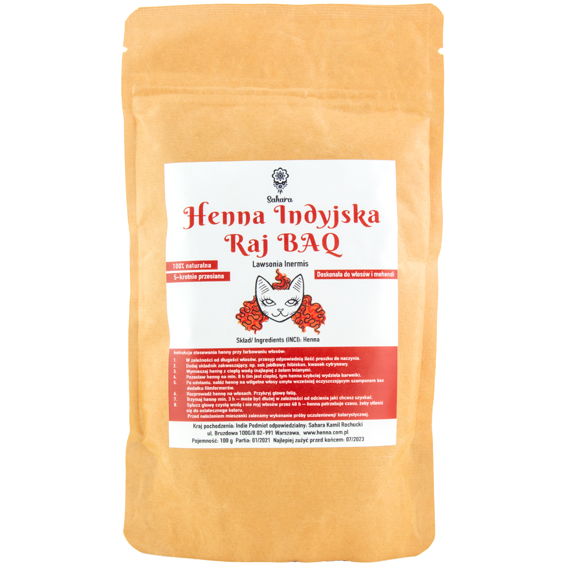 Sahara Henna Indisk Raj BAQ