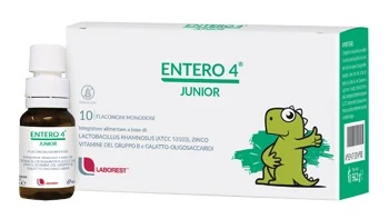 LABOREST Entero 4 Junior, 10 Flaschen, probiotisches Nahrungsergänzungsmittel für Kinder