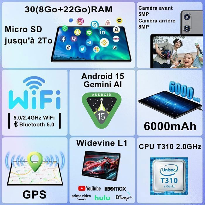 Tablet Android SKYEGG da 15 pollici - HD 10,1